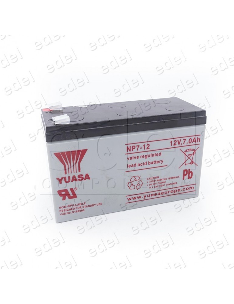 BATTERIE 12V 7AH RAE INCLUS