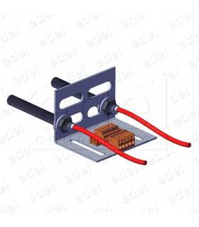 SOPORTE DOBLE DETECTORES OLEODINAMICO