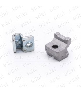 CAM-00CA.00000 CONJUNTO AMARRACABLES FERMATOR ALUMINIO PUERTAS MODELO 40/50 PISADERAS 90/135/180