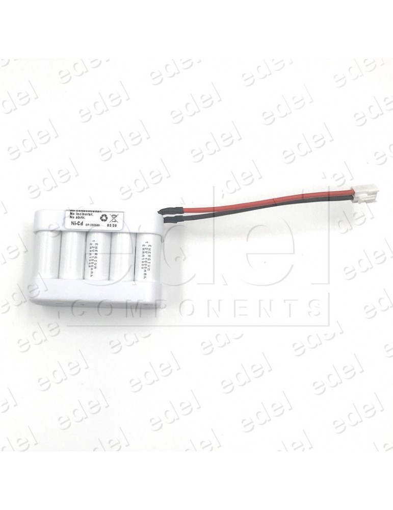 M2322-1+CONECTOR PACK BATERIA 12V NiCd 1000 MAh. BB + TAPAS Y CONEC