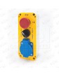LAY5-JBES325 BOTONERA STOP + SELECTOR + ENCHUFE SCHUKO
