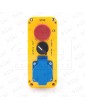 LAY5-JBES325 BOTONERA STOP + SELECTOR + ENCHUFE SCHUKO