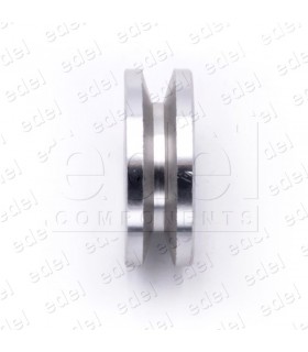 PPM-0035.P00AL POLEA MOTOR PUERTA BUS FERMATOR 35MM EMBOCADURA 800-950 ALUMINIO