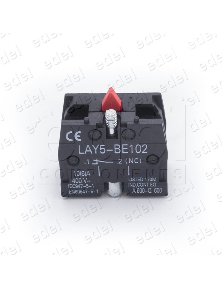 LAY5-BE102 CHAMBRE CONTACT NC STOP/SELECTEUR