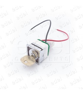 CONTACT Á CLÉ IRIMAR CHROMO AVEC CLÉ DE POINT LED 24V