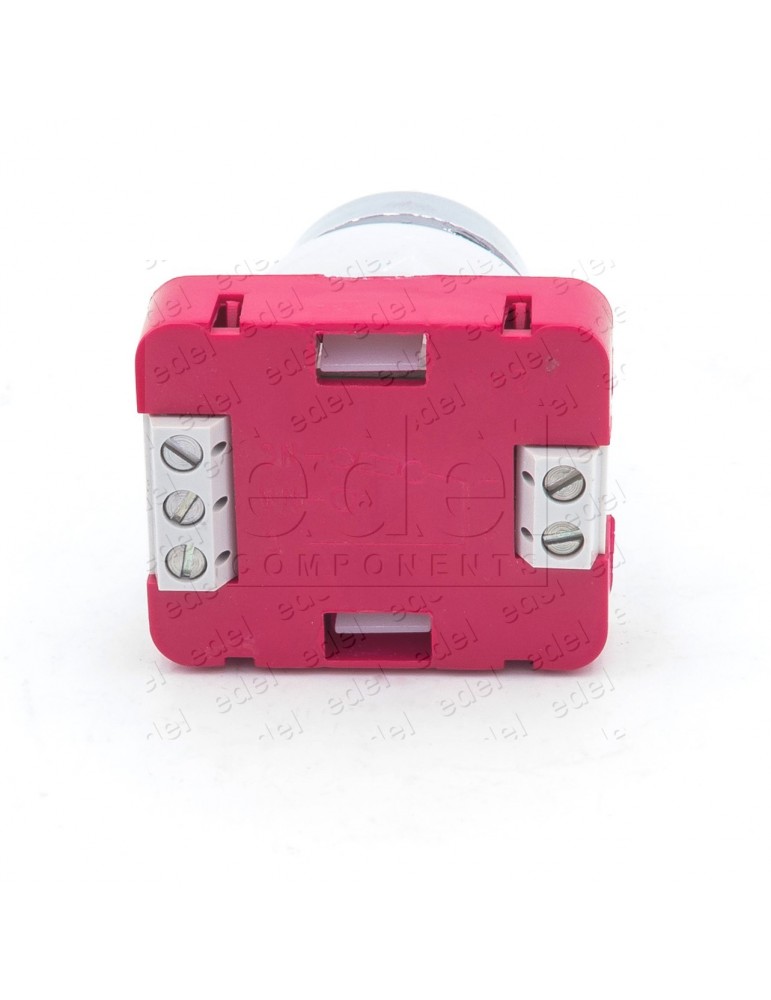 111T2 000124 PULSADOR JMT T2 1NO LUMINOSO 24V LED ROJO  LL
