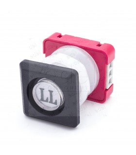 111T4 000112 PULSADOR JMT T4 1NO LUMINOSO 24V LED ROJO  LL