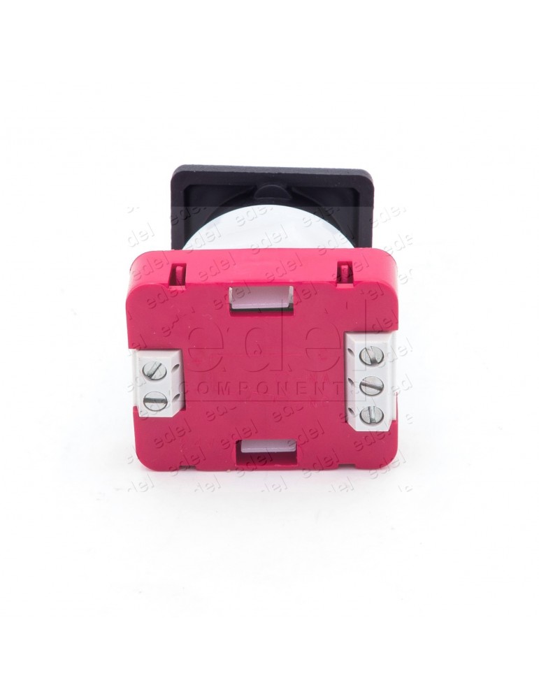 111T4 000112 BOUTON JMT T4 1NO  LUM. 24V LED ROUGE  LL