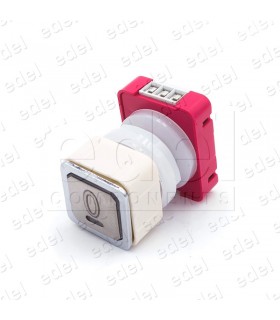 111TA 000124 PUSH BUTTON JMT TA 1NO LIGHT 24V RED LED  0