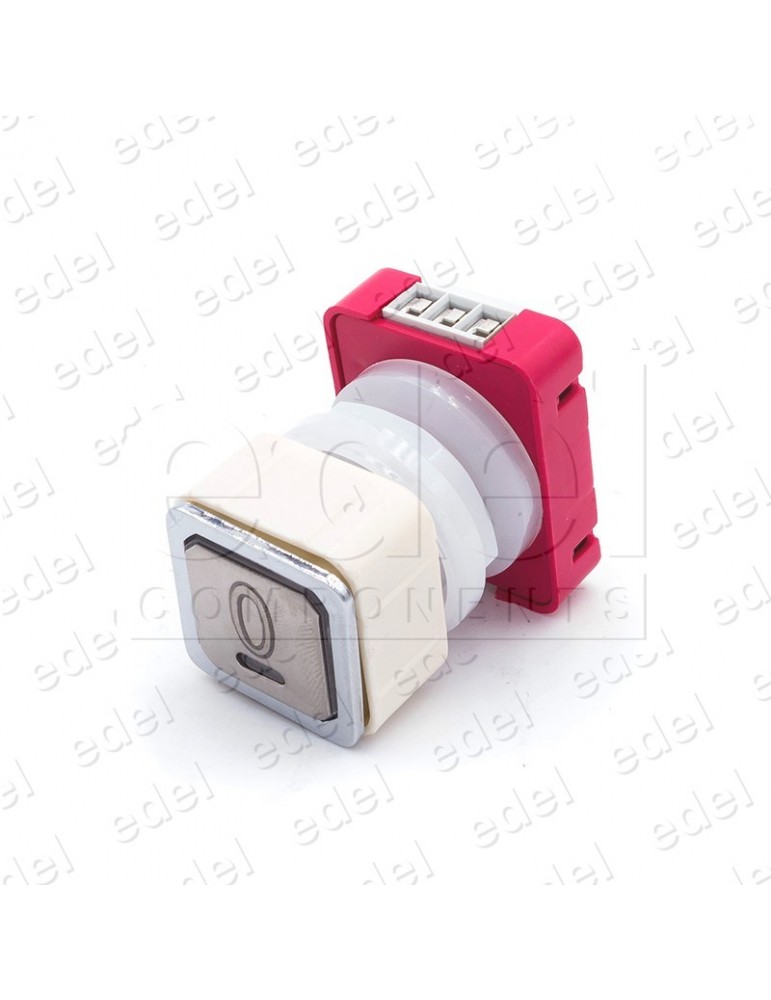 111TA 000124 PUSH BUTTON JMT TA 1NO LIGHT 24V RED LED  0