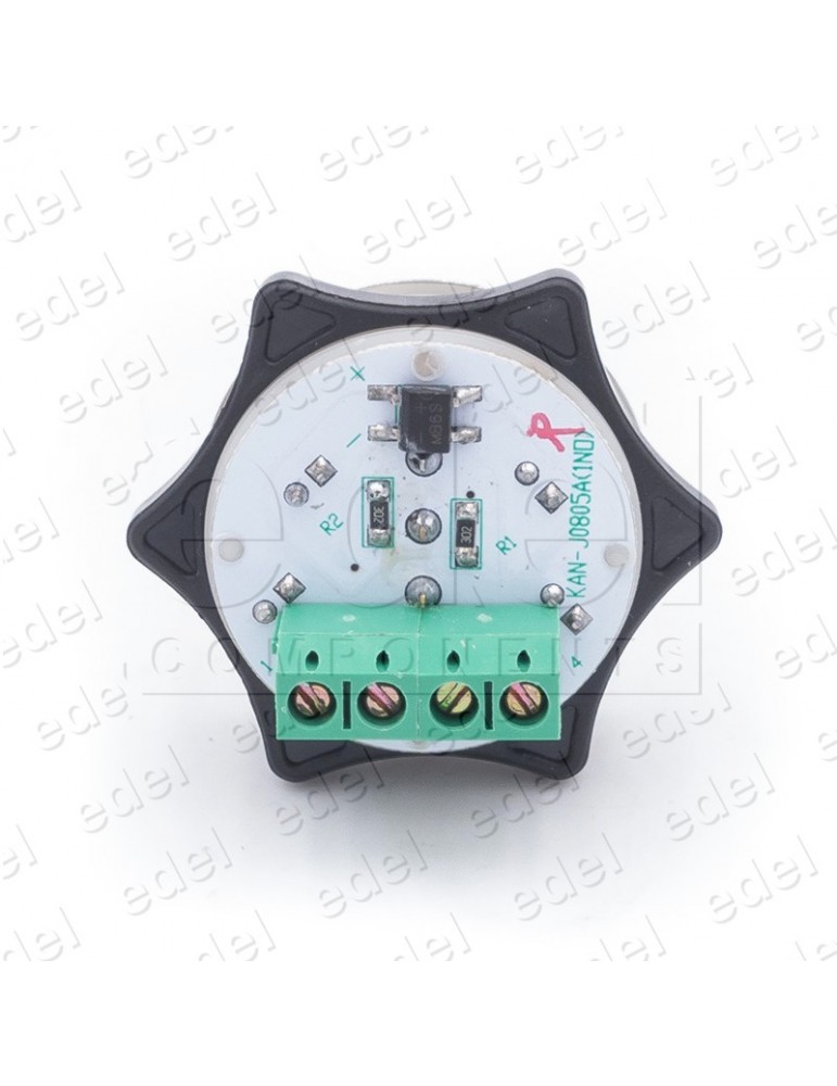 PUSH BUTTON HUNTER MD-7 1NO LIGHT 24V RED "2"