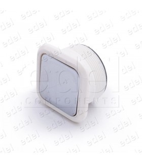 FAA25090M3 BOUTON OTIS EGUREN  CARRÉ COL BLANC SIN  LUM.