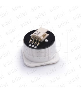 FAA25090M3 PUSH BUTTON OTIS EGUREN SQUARED WHITE NECK W/OUT LIGHT