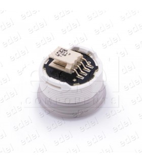 FAA25090AD113 PUSH BUTTON OTIS 2000 RED.RING LIGHT BLUE MCS