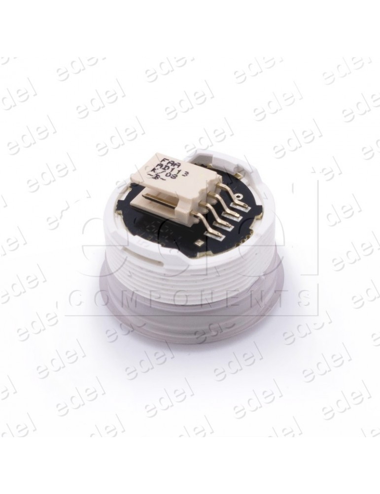 FAA25090AD113 PUSH BUTTON OTIS 2000 RED.RING LIGHT BLUE MCS