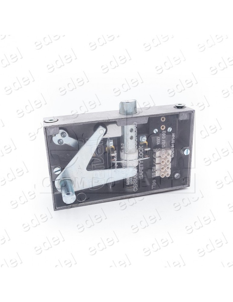 03.096.DE.00 SAFETY LOCK GERVALL LATERAL ACT. CHAMFERED LOCKING PIN  WITH AUXILIARY CONTACT  HAND RIGHT