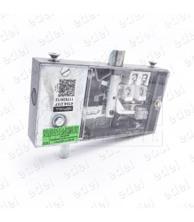 4104.DXFN-1 SERRURE SECURITÉ ALJO ACC.FRONTAL A/CONTACT AUXILIAIRE PÊNE BISEAUTÉ  DROITE CONTACT NORMAL S/LOGEMENT