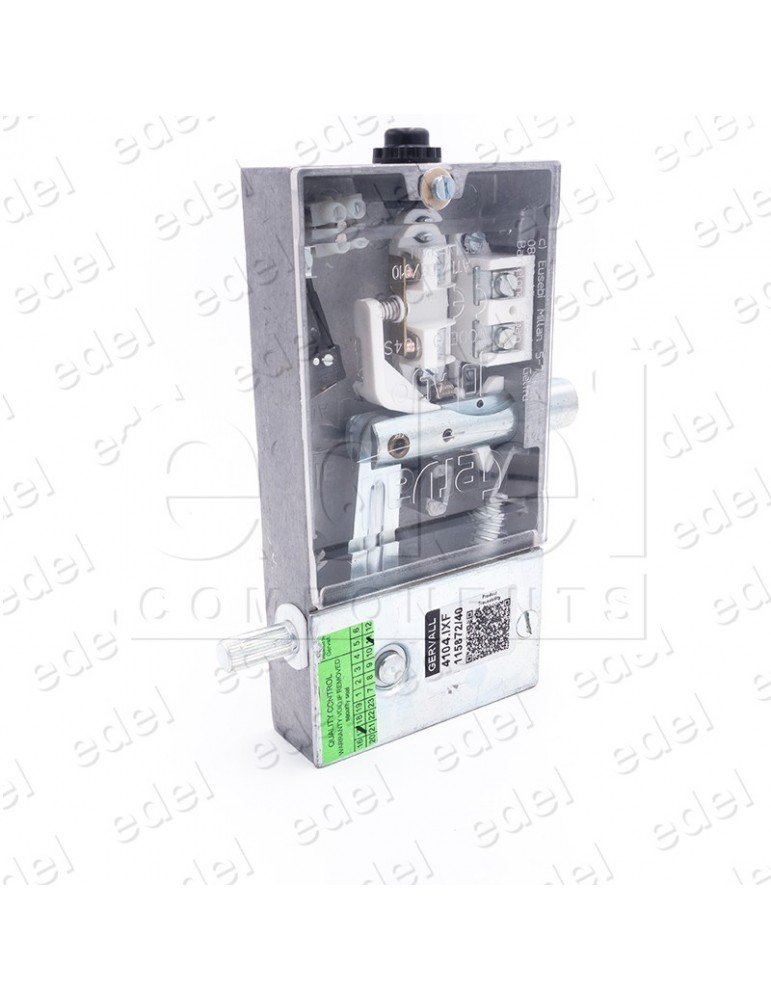 4104.IXFN-1 CERRADURA SEGURIDAD ALJO ACC.FRONTAL C/CONTACTO AUXILIAR PESTILLO BISELADO  IZQUIERDA CONTACTO NORMAL S/ALOJAMIENTO