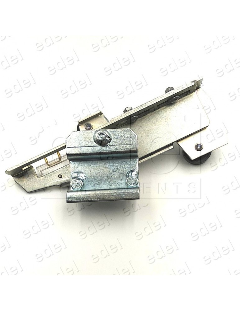 CSP-4000.RD000 CONJUNTO SOPORTE FERMATOR CERRADURA P.AUTOMATICA RELLANO + PLETINA PORTARUEDAS MODELO 40/10 APERTURA DERECHA