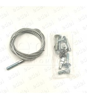 570 000 W512/02 CÂBLE FERM. SECOURS PORTE PRISMA 2500MM AVEC PRISIONNIER