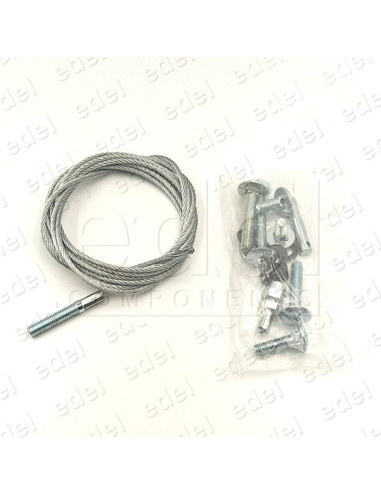 570 000 W512/02 CABLE FOR EMERGENCY CLOSING DOOR PRISMA 2500MM WITH CLAMPING