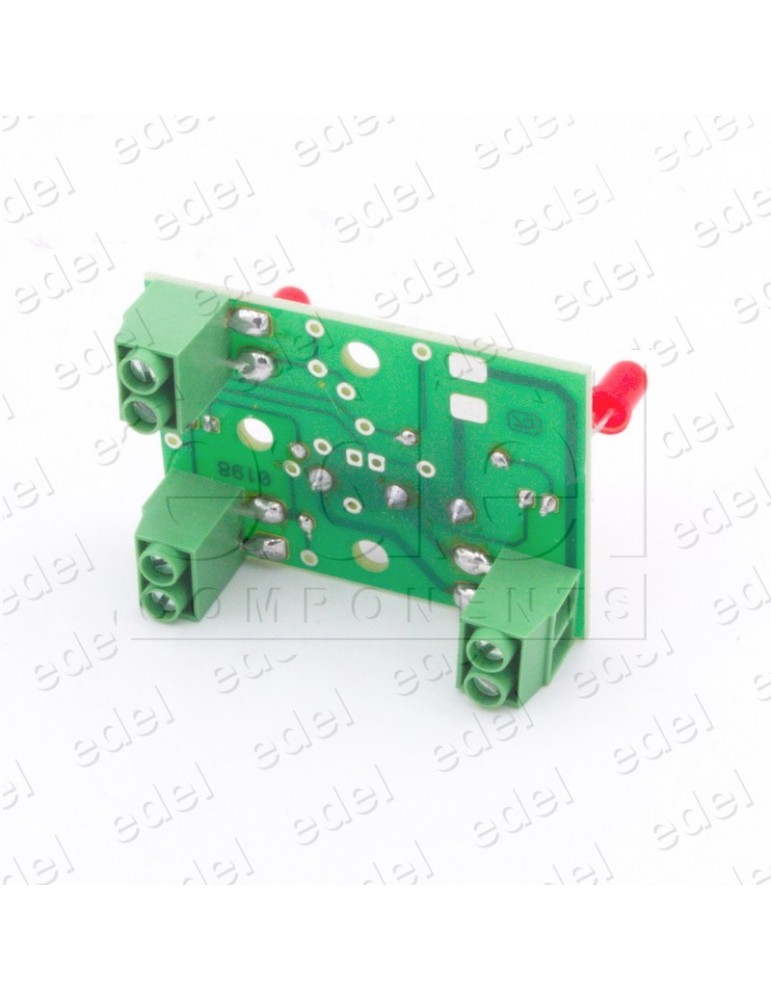 CIRCUITO PULSADOR SQ 2 LUMINOSOS ROJOS