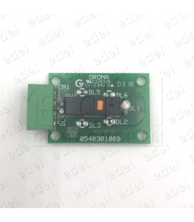 5124011 PLACA PULSADOR CONECTOR REGLETA 1 LED 6-24V 1NA ORONA ARCA I