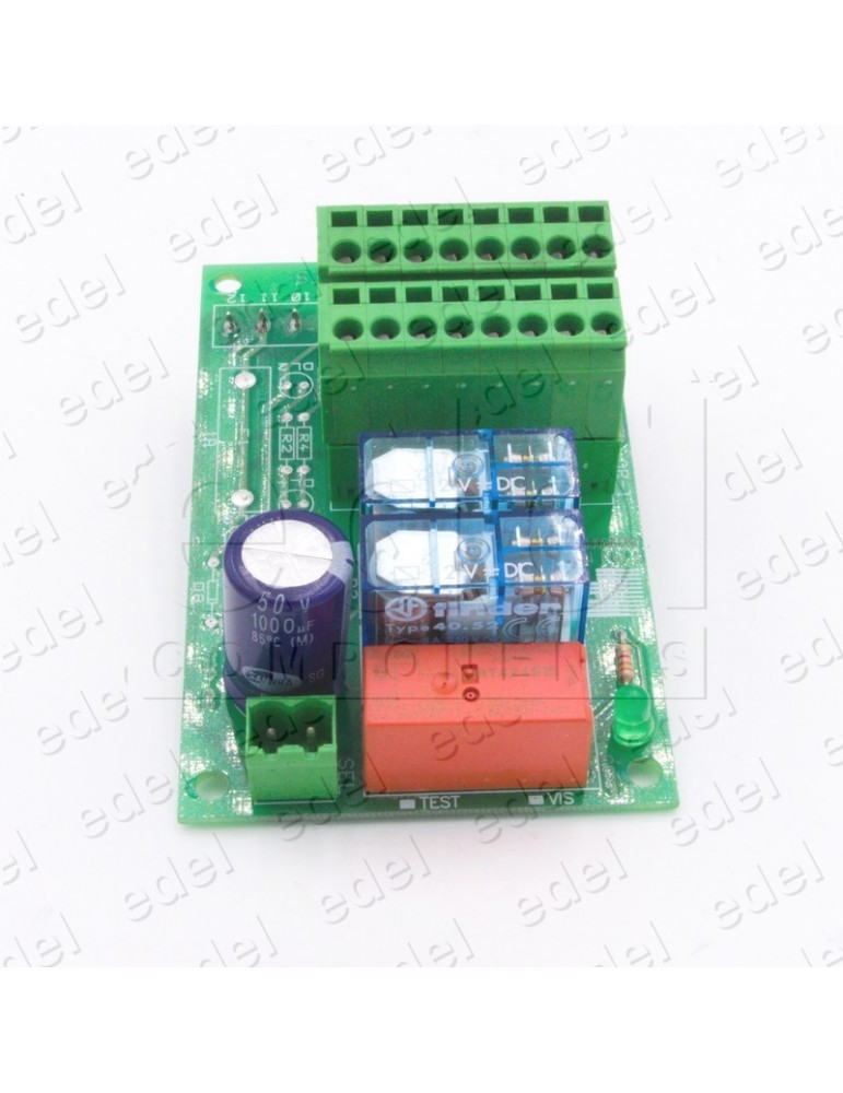 1005591 PLACA OPERADOR FAIN DOBLE EMBARQUE 2 CONECTORES