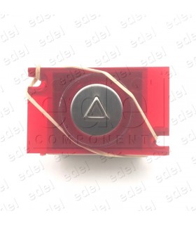 PULSADOR JMT CA 1NO LUMINOSO 24V LED ROJO FB