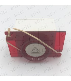 PULSADOR JMT CA 1NO LUMINOSO 24V LED ROJO FB