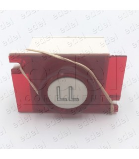 PULSADOR JMT CA 1NO LUMINOSO 24V LED ROJO LL