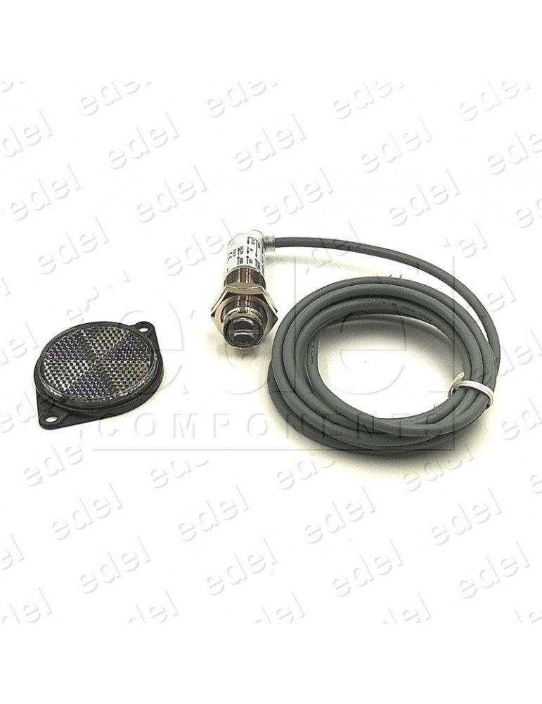 LKW-RNMW2 PHOTOCELLULE M18 REFLEX (MIROIR) NPN METALLIQUE 90º