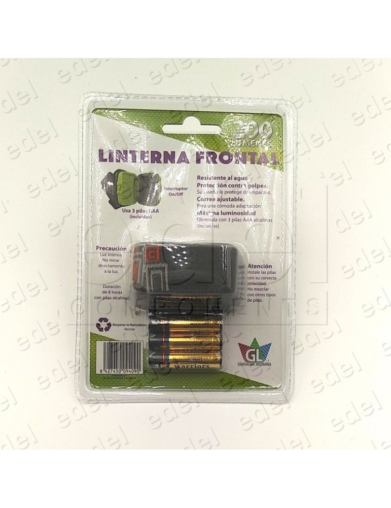 LINTERNA LED DE CABEZA