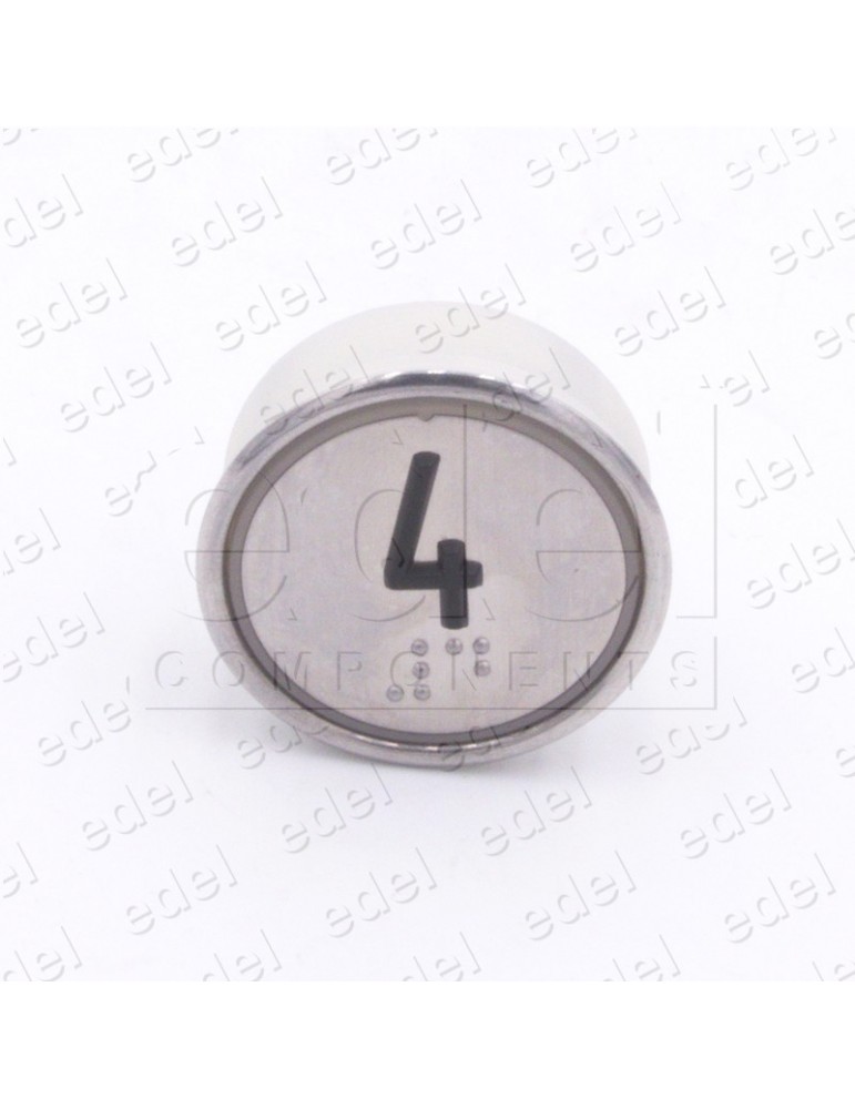 PUSH BUTTON HUNTER MD-7 1NO LIGHT 24V RED "4"