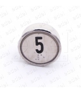 PUSH BUTTON HUNTER MD-7 1NO LIGHT 24V RED "5"