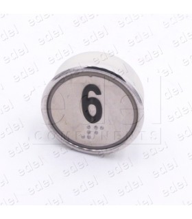 PUSH BUTTON HUNTER MD-7 1NO LIGHT 24V RED "6"