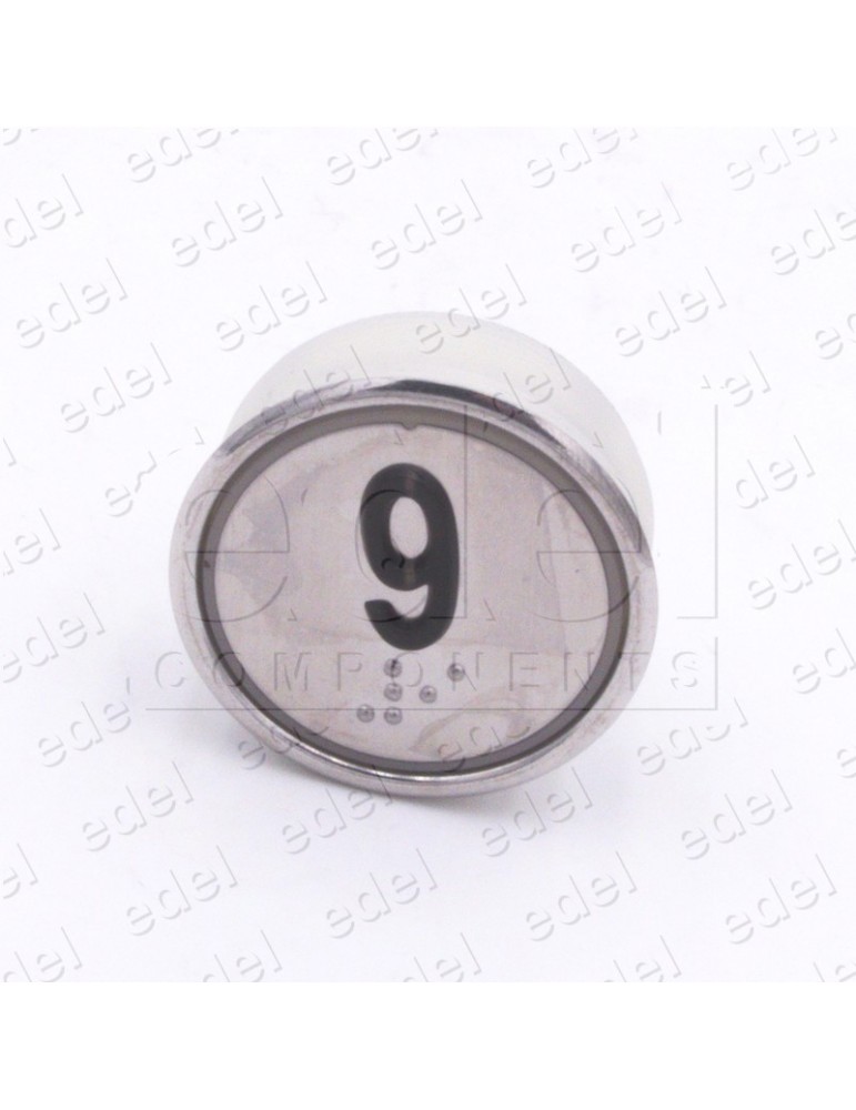 PUSH BUTTON HUNTER MD-7 1NO LIGHT 24V RED "9"