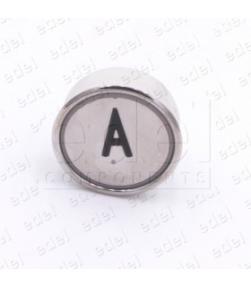 BOUTON HUNTER MD-7 1NO  LUM. 24V ROUGE "A"