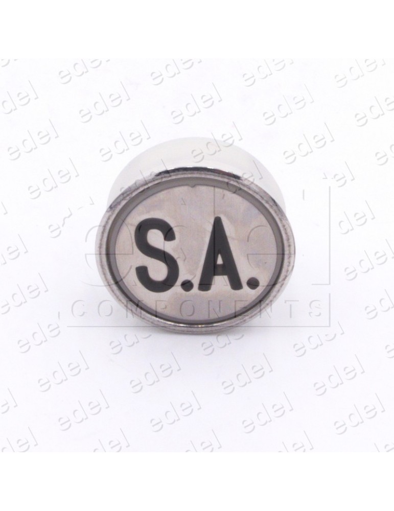 BOUTON HUNTER MD-7 1NO  LUM. 24V ROUGE "SA"