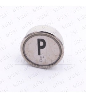 PULSADOR HUNTER MD-7 1NO LUMINOSO 24V ROJO "P"