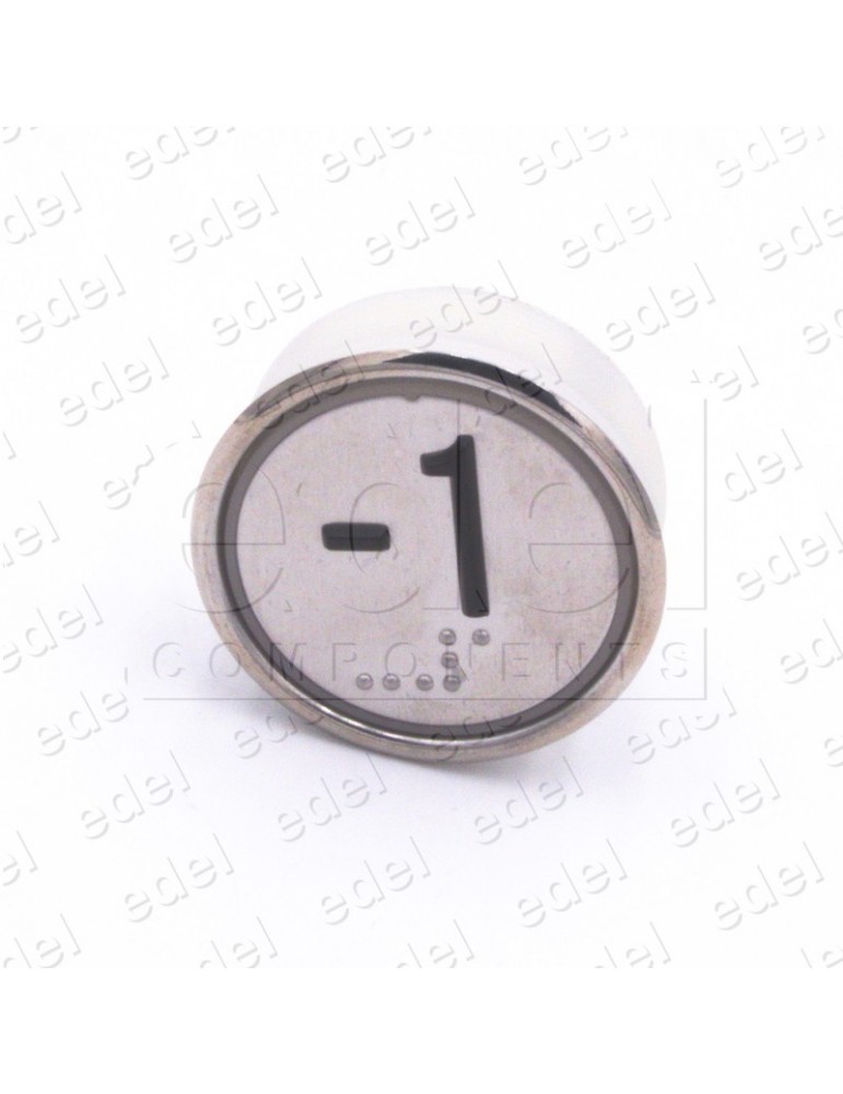 PUSH BUTTON HUNTER MD-7 1NO LIGHT 24V BLUE "-1"