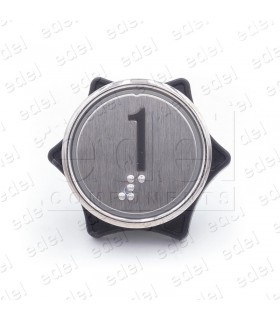 PUSH BUTTON HUNTER MD-7 1NO LIGHT 24V BLUE "1"