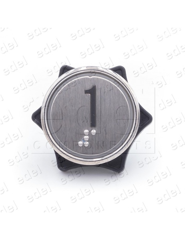 PUSH BUTTON HUNTER MD-7 1NO LIGHT 24V BLUE "1"