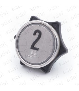 PUSH BUTTON HUNTER MD-7 1NO LIGHT 24V BLUE "2"