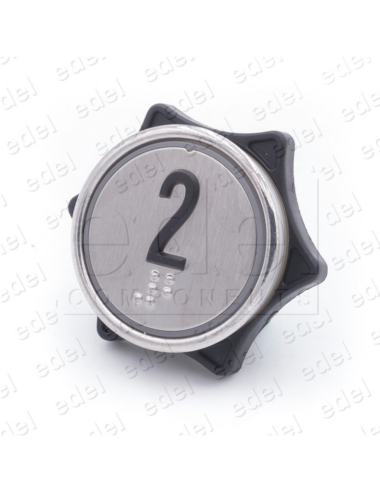 PUSH BUTTON HUNTER MD-7 1NO LIGHT 24V BLUE "2"