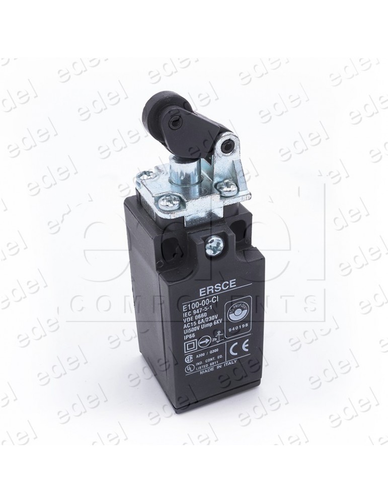 PLASTIC CONTACT WITH LEVER AND AXIAL ROLLER