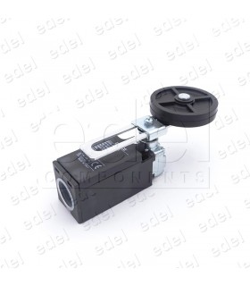 PLASTIC CONTACT ROTATING HEAD ADJUSTABLE LEVER WITH ROLLER 50MM