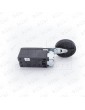 PLASTIC CONTACT ROTATING HEAD ADJUSTABLE LEVER WITH ROLLER 50MM