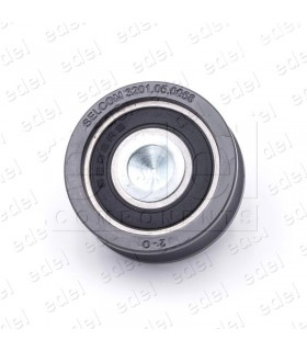 2C1A050058 RUEDA INFERIOR PUERTA WITTUR-SELCOM HIDRA EXCÉNTRICA 43X16XMM EJE 12MM