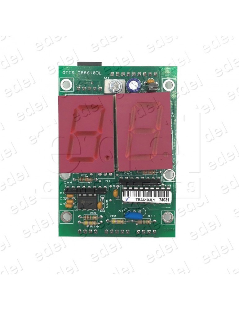 TBA610JL1 PLACA DISPLAY OTIS 7 SEGMENTOS